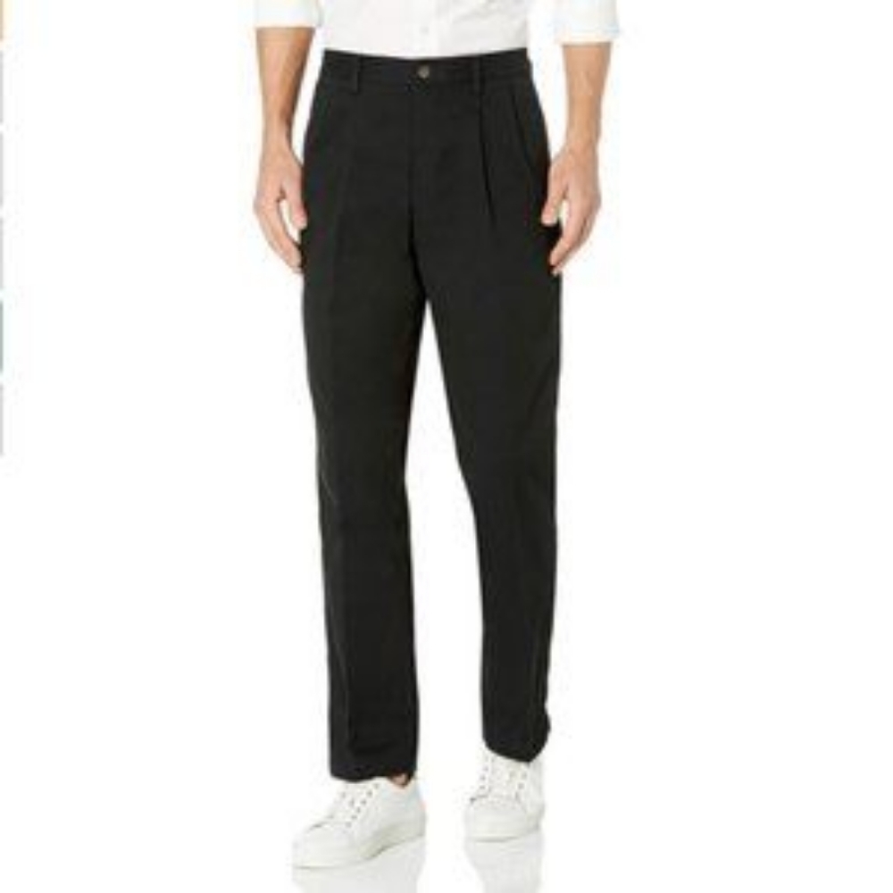 Legendary Gold Black Khakis